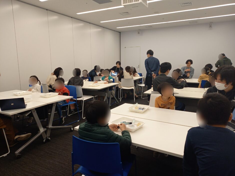 工作中の過程の様子