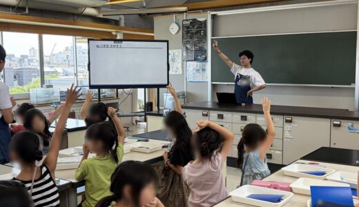 2026/7/8 ゼンマイごま@緑ヶ丘小学校